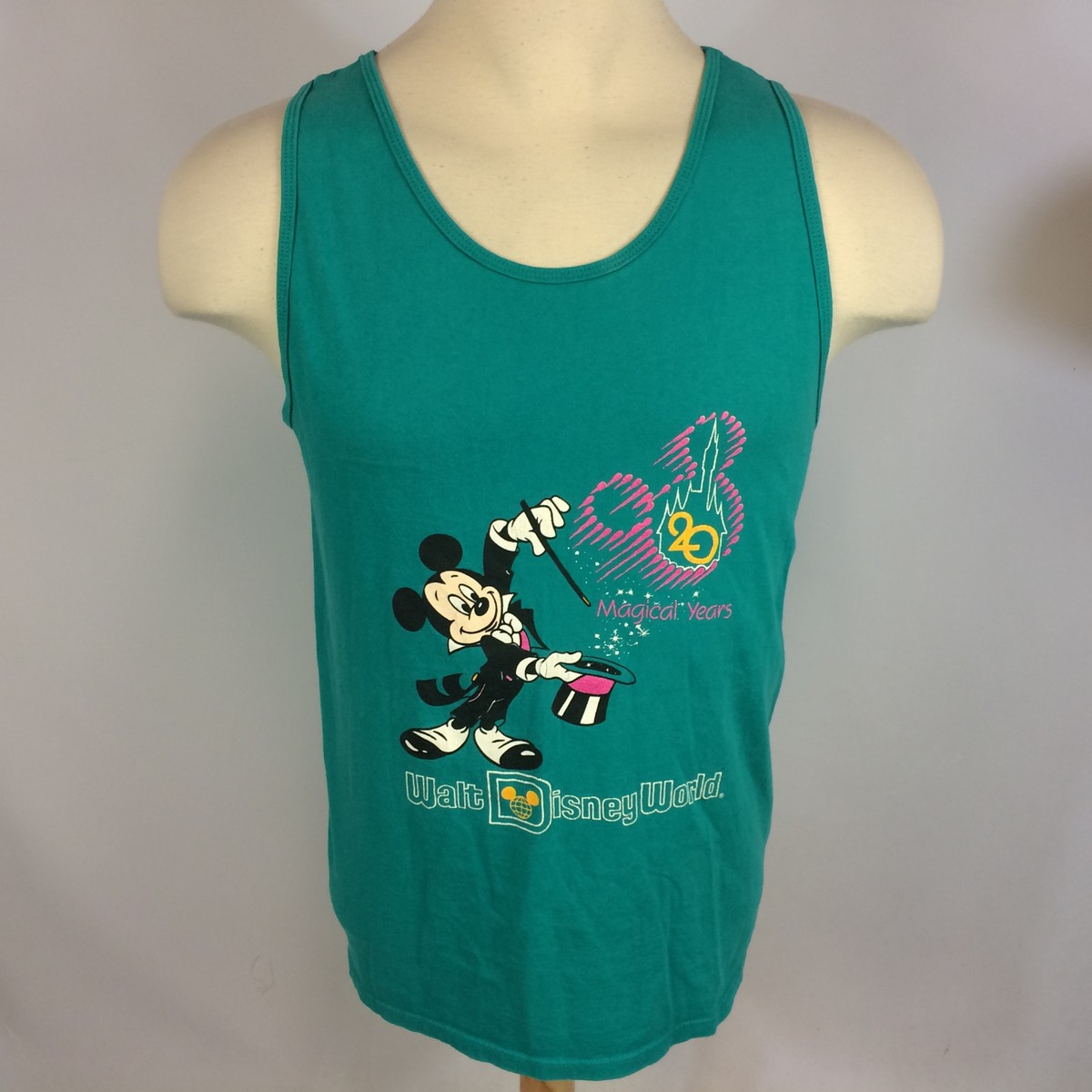 【80s】MICKEYMOUSEミッキーマウス ヴィンテージタンクトップUSA製 Vintage 80s 90s Mickey Mouse Walt Disney World Tank Top T