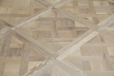 Probe! Parkett Eiche hellweiß Versailles Ingenieurboden PE2006
