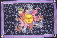 Large Celestial Dreaming Sun Tapestry Room Decor Wall Hanging Gift Coverlet Large Celestial Dreaming Sun Tapestry Room Decor Wall Hanging Gift Coverlet