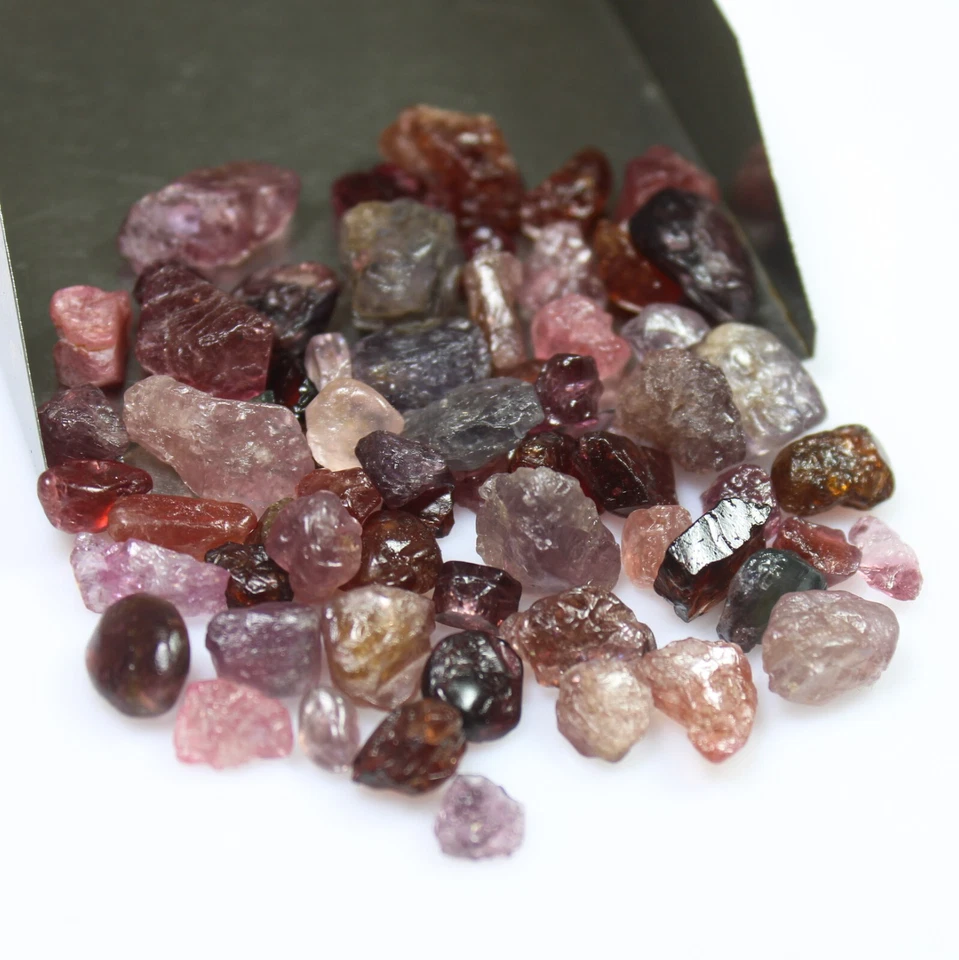 Natural Multi Spinel Rough Lot For Cutting Between 4-14 mm Size From Myanmar - Image 4 of 4