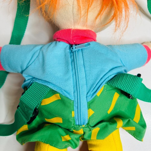 Vintage Chuckie Rugrats Backpack Bag Book Bag Rare Plush Collectable - Picture 9 of 10
