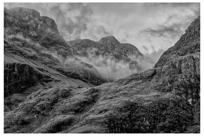 GLENCOE SCOTTISH HIGHLANDS SCOTLAND UK - 18'' x 12'' PRINT - LANDSCAPE HIGHLANDS