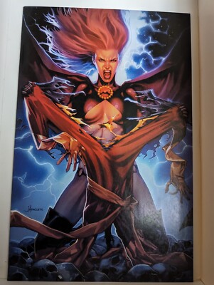 HELLIONS #3 NM+ JAY ANACLETO EXCLUSIVE VIRGIN RED Hobgoblin Homage Variant 