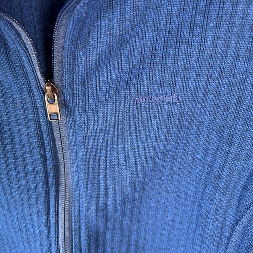 Patagonia Women’s Better Sweater Size Medium Blue Ribbed - Picture 4 of 9