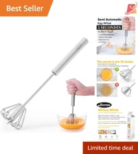 Stainless Steel Whisk Blender Kitchen Tool Egg Beater Milk Frother Hand Mixer