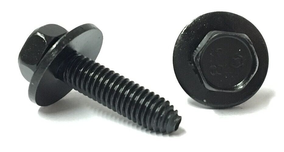 12065AV M61.0 x 25mm Hex Head Sems Body Bolts Phosphate 25 pcs