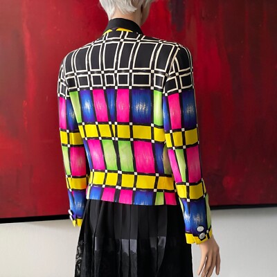 GIANNI VERSACE Pop art print jacket from S/S 1991 | eBay