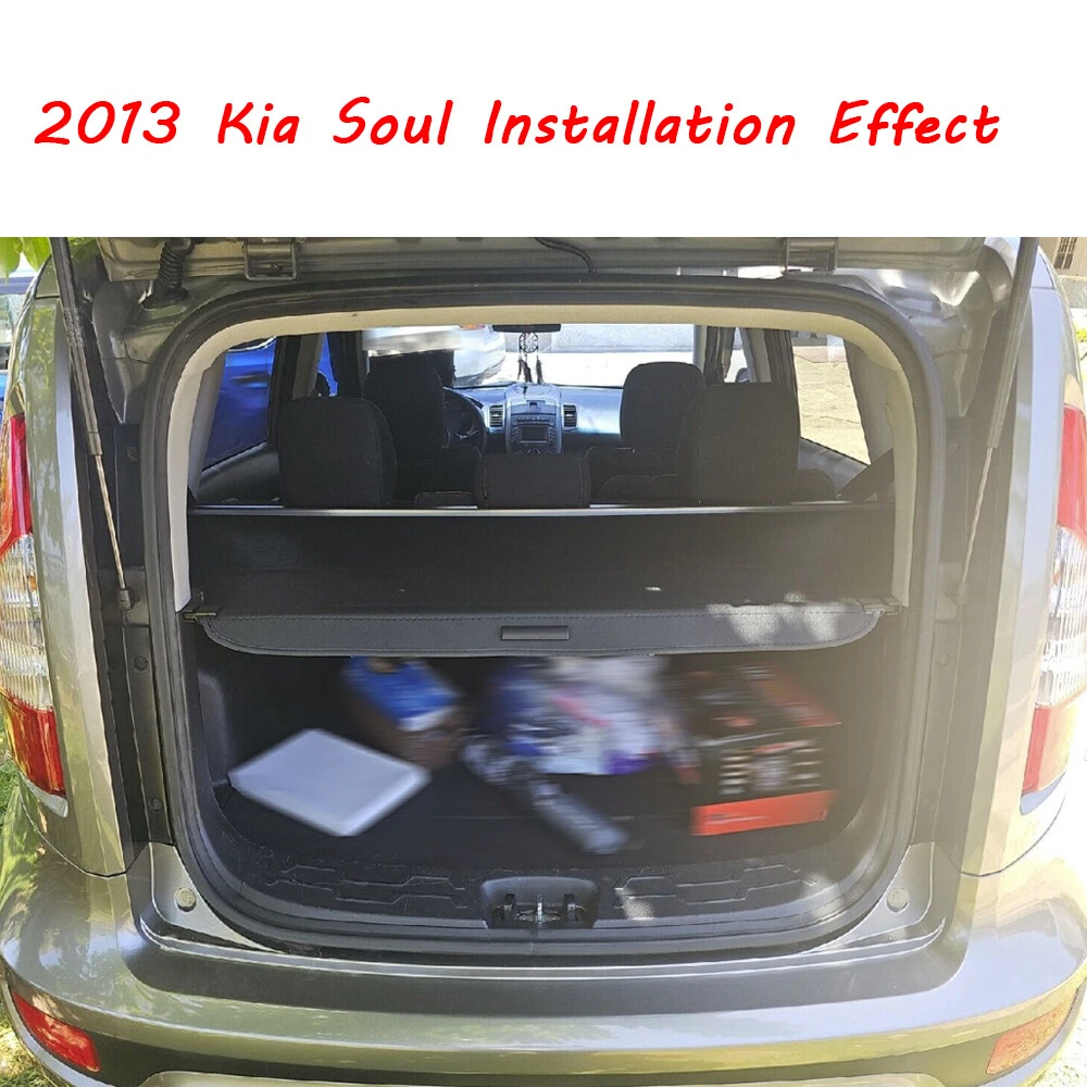 Retractable Cargo Cover For Kia Soul 2013 2018 Trunk Security