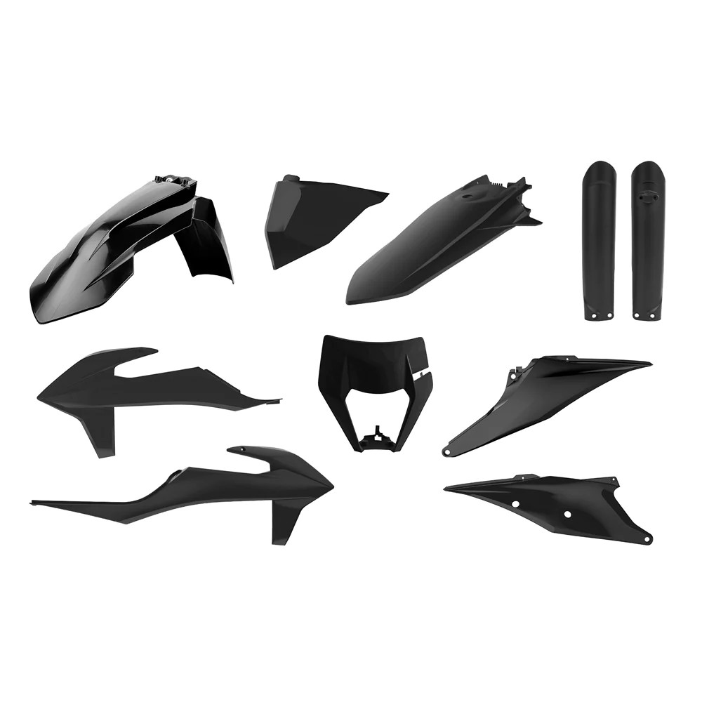 Polisport Plastic Kit KTM EXC/EXC-F 20-23 (Inc Fork Guards) BLack - Image 8