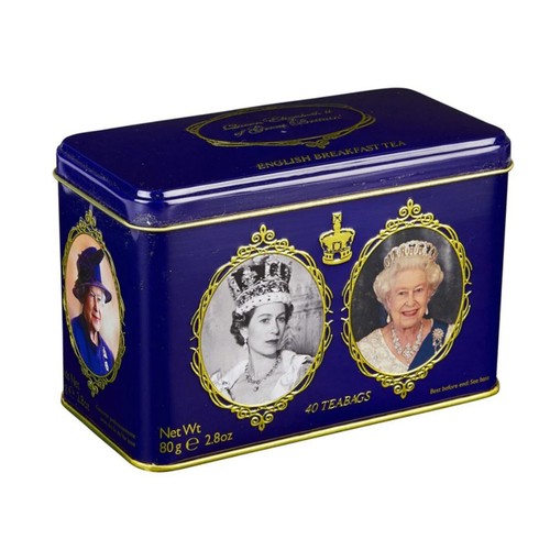 Queen Elizabeth II Memorabilia English Teas Jubilee 2022 Commemorative Tea Tin - Picture 2 of 7