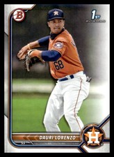 2022 Bowman 1st Edition  Dauri Lorenzo #BP-11 Houston Astros Baseball Card