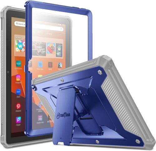 Hybrid Case for Amazon Fire HD 10 Tablet (13th Gen 2023) Rugged Kickstand Cover - Picture 19 of 19