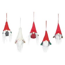 Christmas Gnome Ornaments - Set of 6 - Boxed