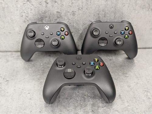 3x Microsoft Xbox Controller One/Series X/S - Carbon Black