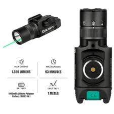 Olight Baldr Pro R 1350 lumen Weapon light Tactical Light with Green Laser Sight