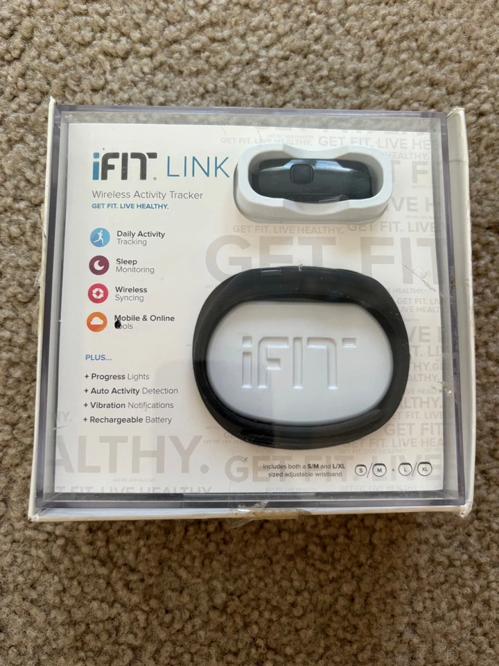 Nuevo iFIT Link Inalámbrico Actividad Fitness Rastreador Gris Asfalto Foto 2 de 3