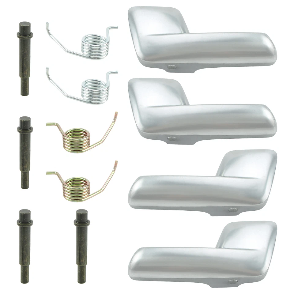 4x Door Handles Inside Interior Chrome for Ford Expedition 2003 2004 2005 2006 - Image 2 of 4