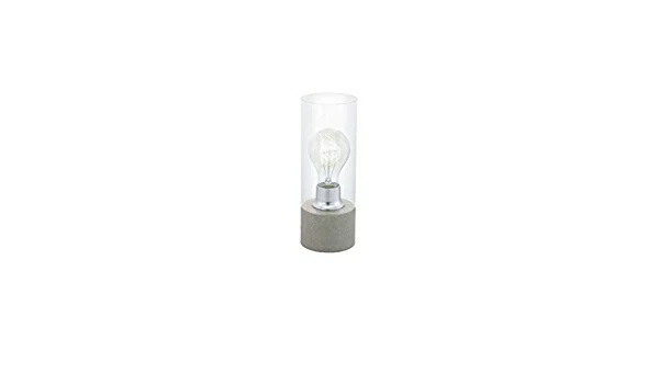 Eglo 94549 - Lampada da tavolo TORVISCO 1xE27/60W/230V grigio - Immagine 3 di 4