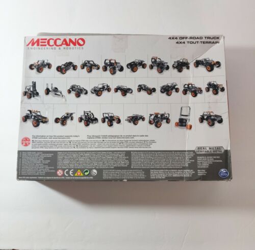 Meccano - Erector New Name 4x4 Off Road Truck Motorized Model #16212 - Picture 3 of 5