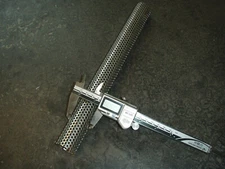 1 1/4" Perforated Stainless Steel Tubing - 1 Foot Long Piece