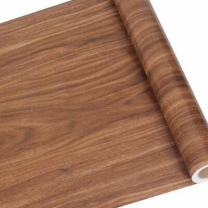 Walnut Wood Grain Contact Paper Self Adhesive Shelf Liner For