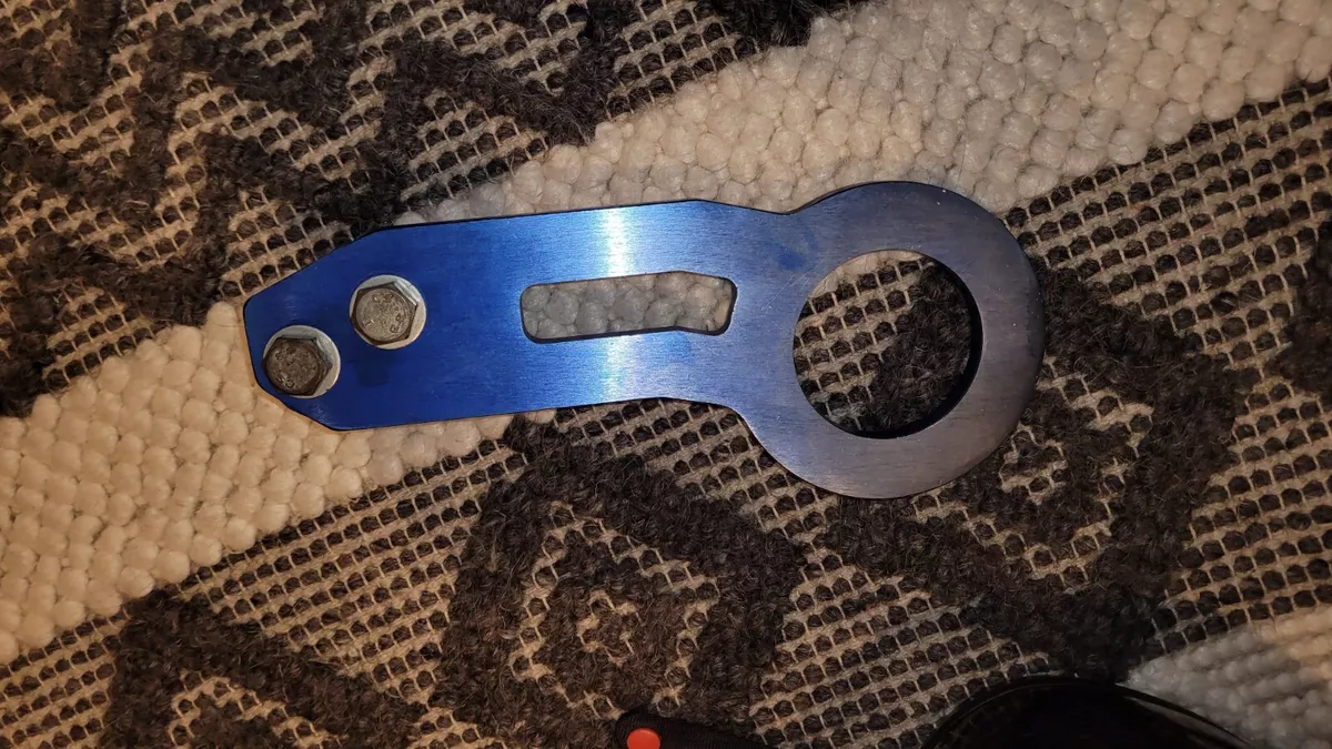 Benen IND Billet Aluminum Blue Tow Hook | eBay