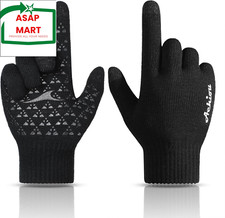 Achiou Winter Gloves, Glove for Men Women, Upgraded Touch Screen Texting Warm Ru