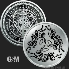 2023 1 OZ Year of the Rabbit V2 - Silver Shield "In_hand" Rare - 336 Minted