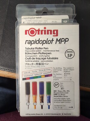 Rotring Rapidoplot MPP Rohrplotter Stift 0,7 mm für BBC/Goerz, Houston, DMP-XX,