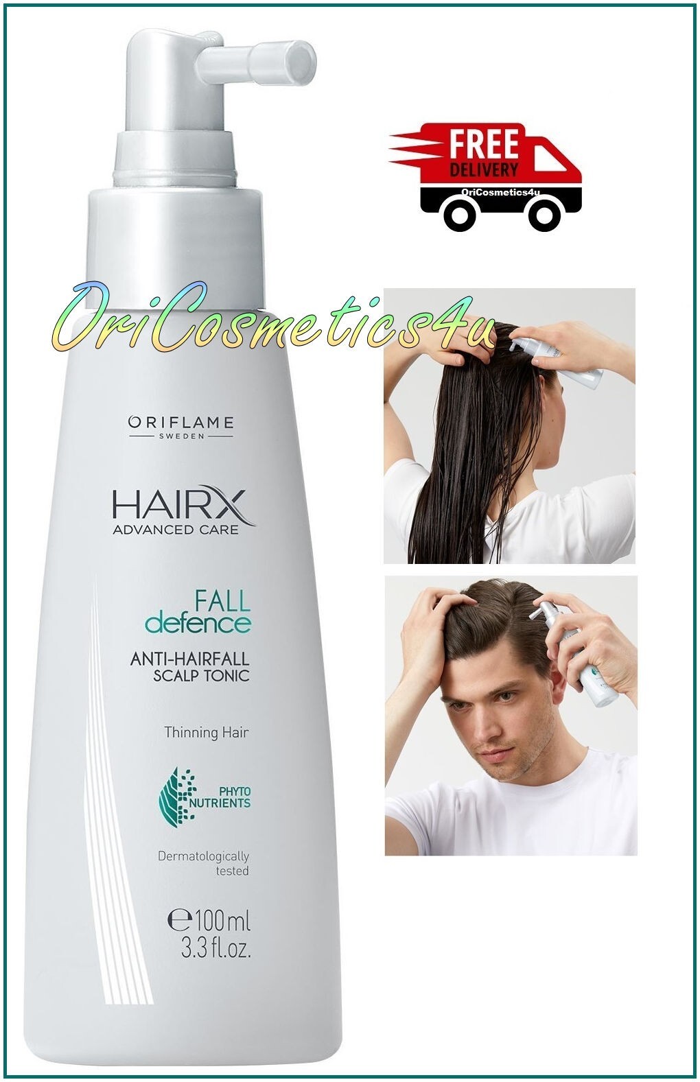 Oriflame HairX Advanced Care Fall Defence AntiHairfall Scalp Tonic