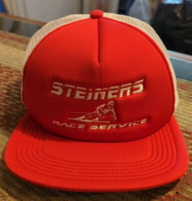 Advertising Steiner's Race Service Skiing Snapback HAT CAP Very RARE!!