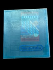 1989 Jeopardy Junior Edition Cartridge Nintendo NES Hard Case