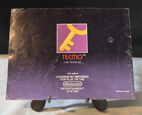 Original Solomon's Key Instruction Manual & Insert Poster - Tecmo- NES Nintendo