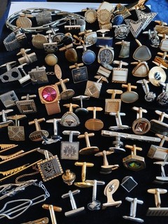 Joblot Single Cufflinks Etc Cuff Garter Gentleman's Accessories Vintage Modern