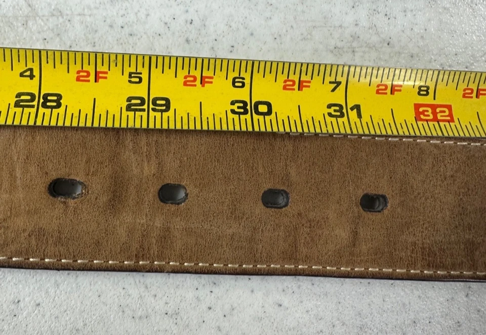 Women's Floral Embroidered Leather Belt Only Western S Rhinestone Nocona Belt - Image 4 of 4