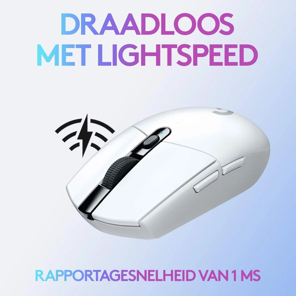 Logitech G305 LIGHTSPEED Wireless Gaming Mouse, HERO 12K Sensor, 12,000 DPI, Lig - Image 3 of 4