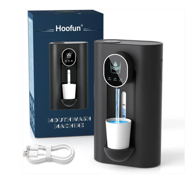 ''Automatic Mouthwash Dispenser for Bathroom,18.26Oz Wall Mounted Mouth Wash