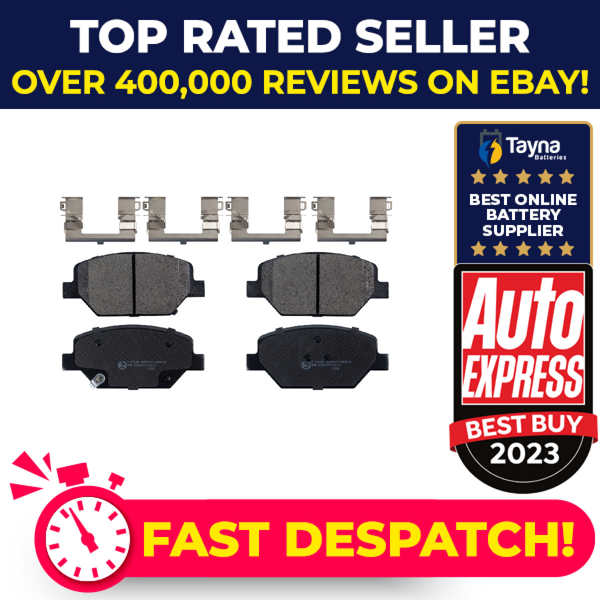 Brake Pads Set fits OPEL INSIGNIA B 2.0 Front 2017 on 084120877 84120877 Febi