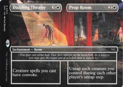 Dazzling Theater // Prop Room (Borderless) R Duskmourn: House of Horror 334 LP