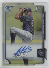 2015 Bowman Chrome Prospects Refractor /499 Antonio Senzatela #BCAP-AS Auto 1f96