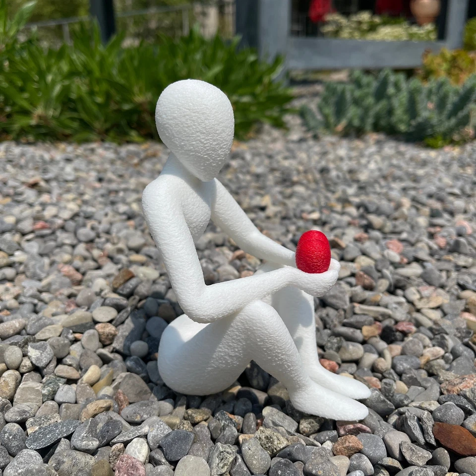 Minimalist Zen Sculpture,Japanese Wabi-Sabi Style,Custom Colors Available - Image 2 of 4