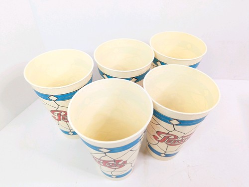 5 PEPSI-COLA Plastic Picnic Cup Set 18 fl oz w/Box Vintage 1970s 1980s USA - Picture 23 of 24