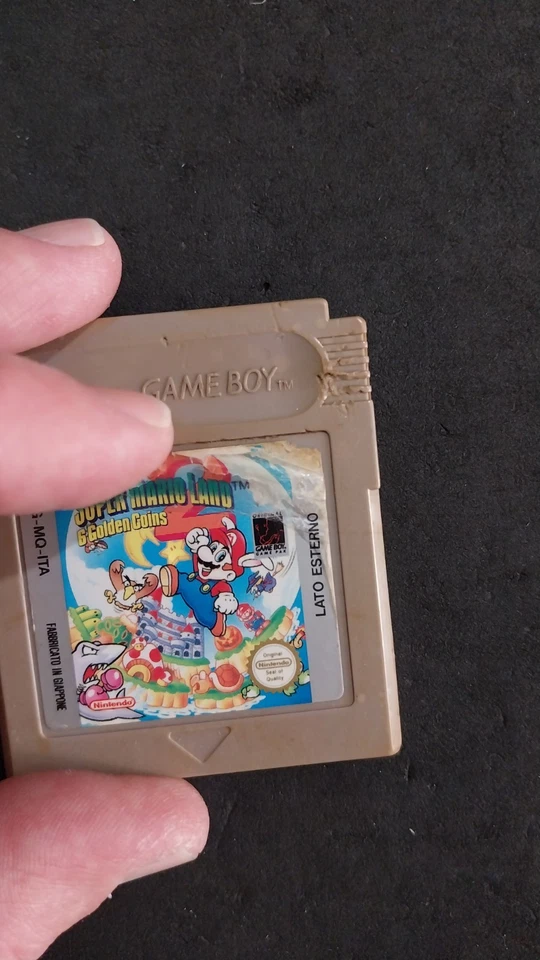 SUPER MARIO LAND 2 6 GOLDEN COINS NINTENDO GAMEBOY DMG USATO PAL ITA CARTUCCIA - Imagen 2 de 3