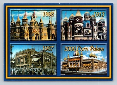 Mitchell Corn Palace Postcard 1892-2000 Historic Landmark Set USA