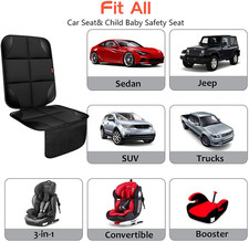 Car Seat Protector 1 Pack Car Seat Cushion Mat Thickest Padding,Waterproof 60...