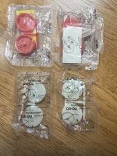 FOUR vintage POST Yo-Yo cereal premiums- 2 Glow-in-the-dark, 2 Sugar Bear SEALED