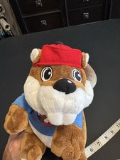 Buc-ee's Beaver Plush Toy Red Hat Blue Don't Mess With Texas Shirt New Tag 10