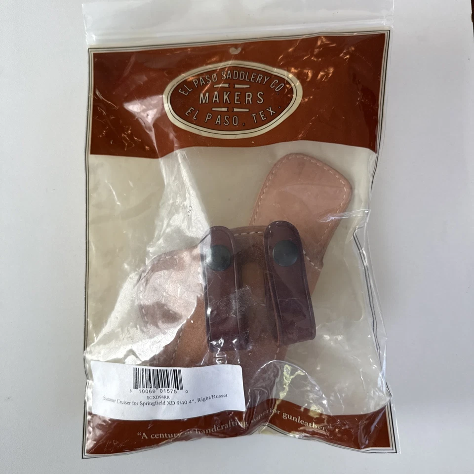 El Paso Saddlery Co IWB Holster, Summer Cruiser for Springfield XD9/40 4" - Image 2 of 4