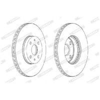 2X Bremsscheibe Vorne FüR Toyota Yaris P13 P9 1.8 05 Bis 20 Ferodo Neu 1NR-FKE