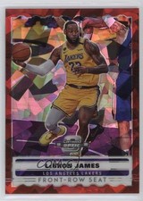2019 Contenders Optic Front Row Seat Red Cracked Ice Prizm LeBron James #3 6fs
